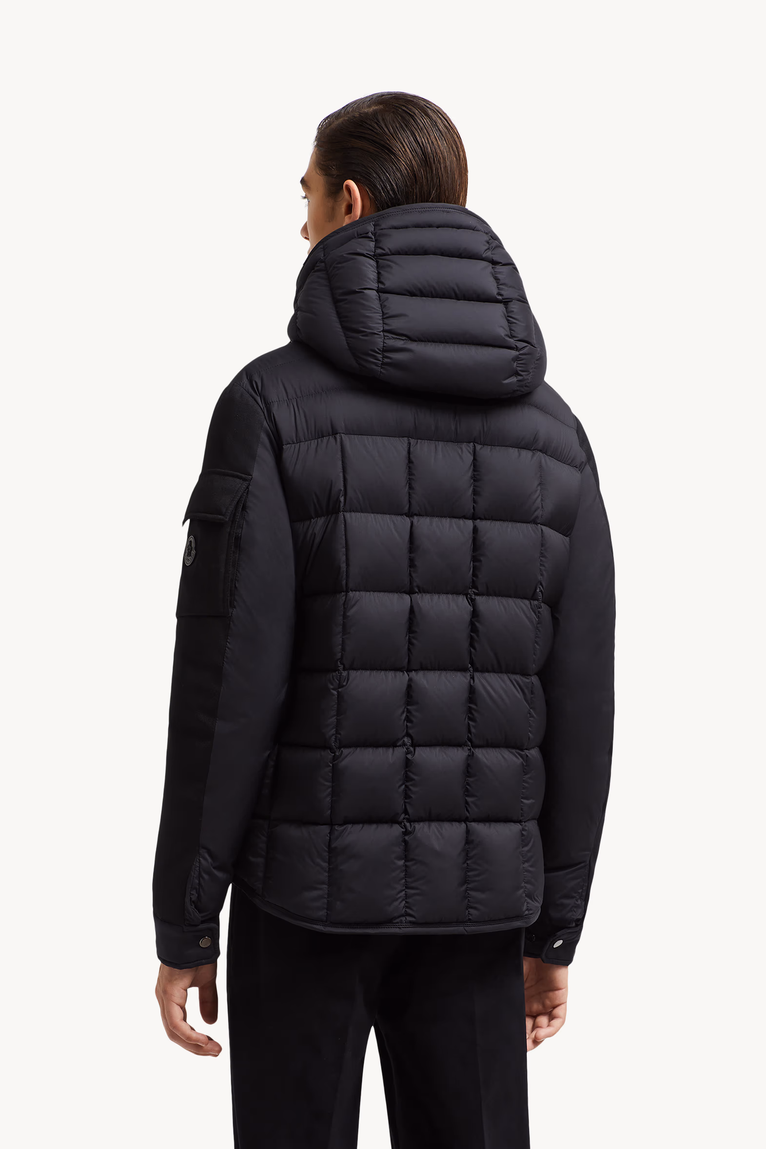 Barbustel Hooded Short Down Jacket Men Black Moncler 3